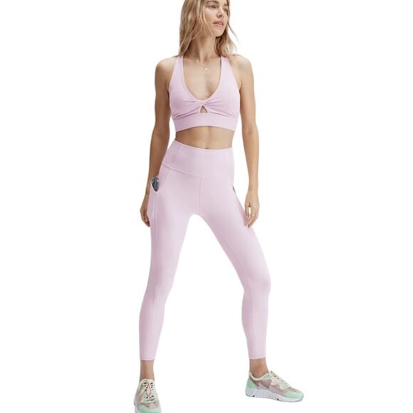 Fabletics Leggings PureLuxe Oasis Capri Hazy Iris NEW! - Picture 11 of 15